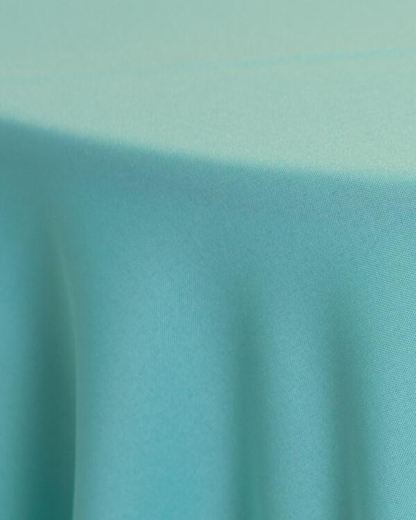 Poplin Tablecloth: Aqua