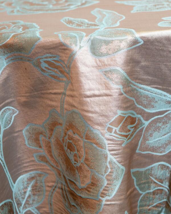 Roses Point Tablecloth: Aqua - Image 2