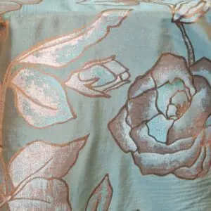 Roses Point Tablecloth: Aqua