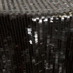 Piano Sequin Tablecloth: Black