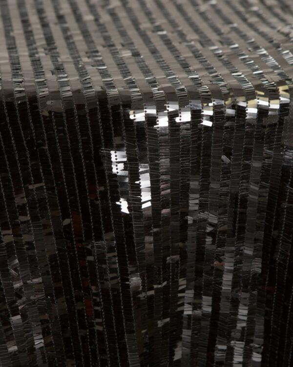 Piano Sequin Tablecloth: Black