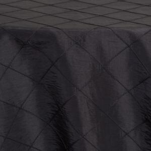 Pintuck Tablecloth: Black