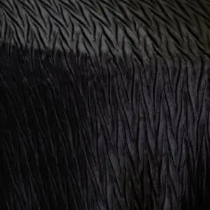 Sparkling Tablecloth: Black