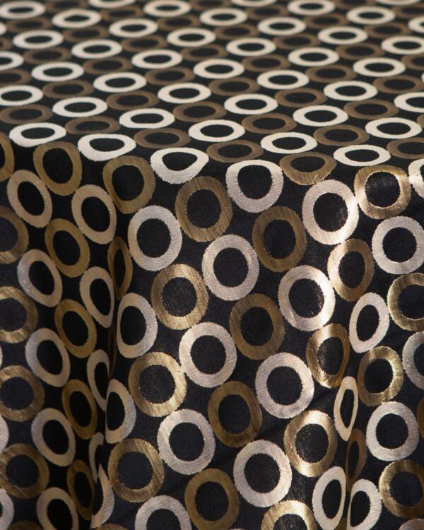 Rabanne Tablecloth: Black & Gold