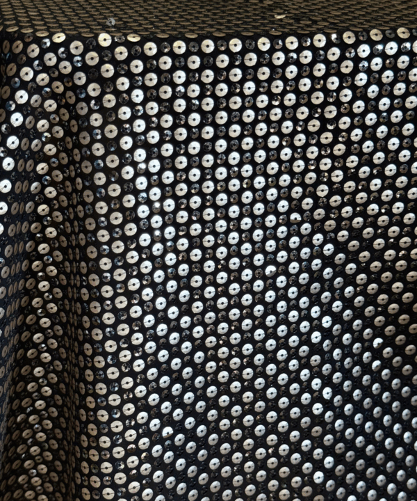 Broadway Sequin Overlay: Black & Gold
