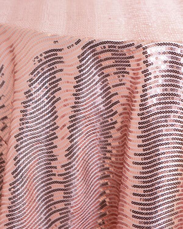 Xanadu Sequin Tablecloth: Blush