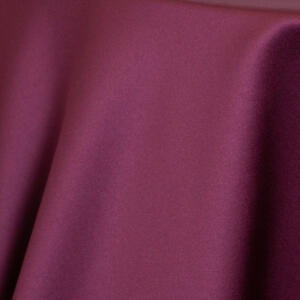 Satin Tablecloth: Bordeaux Matte