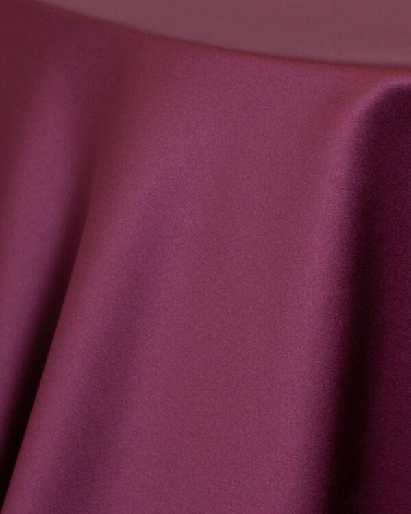 Satin Tablecloth: Bordeaux Matte