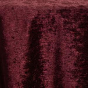 Saxony Velvet Tablecloth: Bordeaux