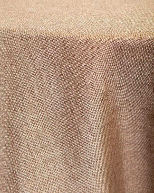 Western Burlap Tablecloth: Bronze