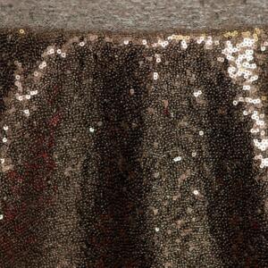 Sequin Glitz Tablecloth: Bronze