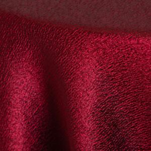 Luxury Bark Tablecloth: Burgundy