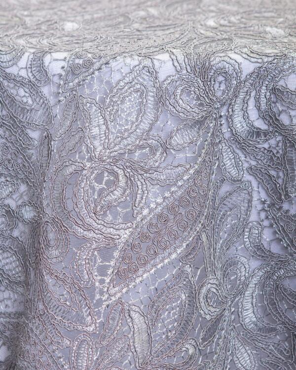 Creation Lace Overlay: Charcoal