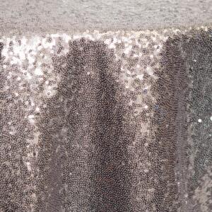 Sequin Glitz Tablecloth: Charcoal