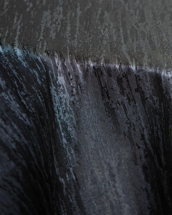 Charlotte Bark Tablecloth: Charcoal