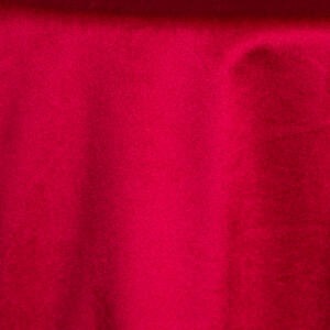 Velvet Tablecloth: Cranberry