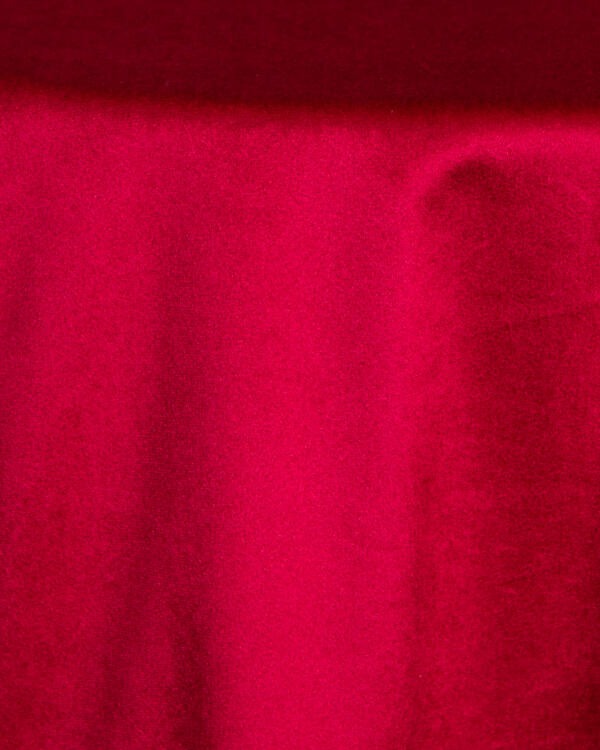 Velvet Tablecloth: Cranberry