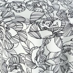 Shirley Tablecloth: Ebony Floral