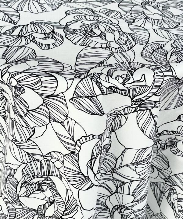 Shirley Tablecloth: Ebony Floral