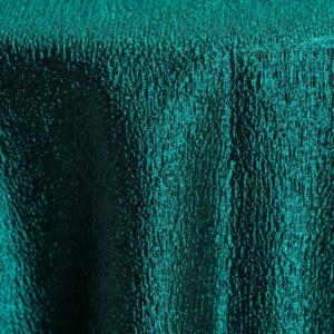 Luxury Bark Tablecloth: Emerald