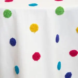 Puff Dotty Tablecloth: Fiesta