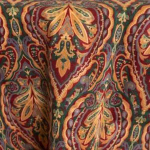 Fleur D' Lis Overlay: Burgundy & Gold