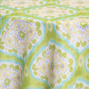Ann's IKAT Tablecloth: Green