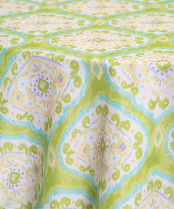 Ann's IKAT Tablecloth: Green