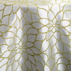 Dahlicious Tablecloth: Green (Reverse Side)