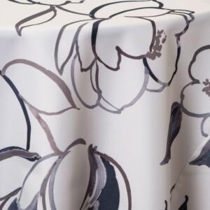Tulip Tablecloth: Grey