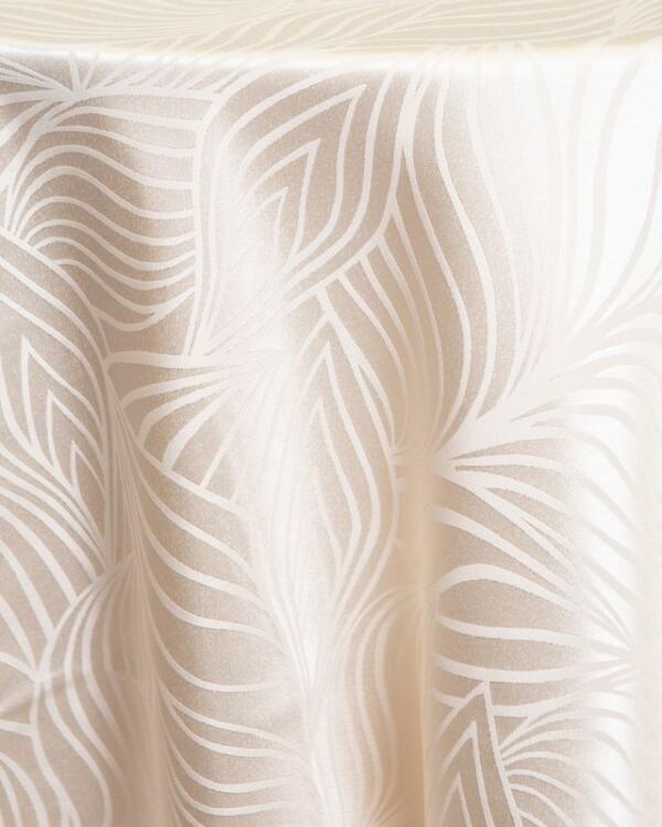 Stain Glass Tablecloth: Ivory