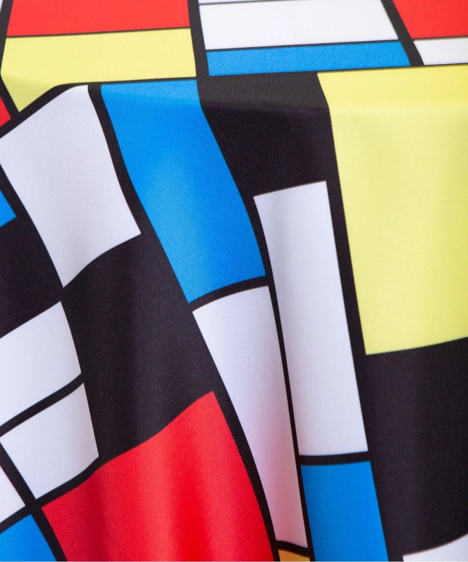Poplin Tablecloth: Mondrian/Rubix (Multi)