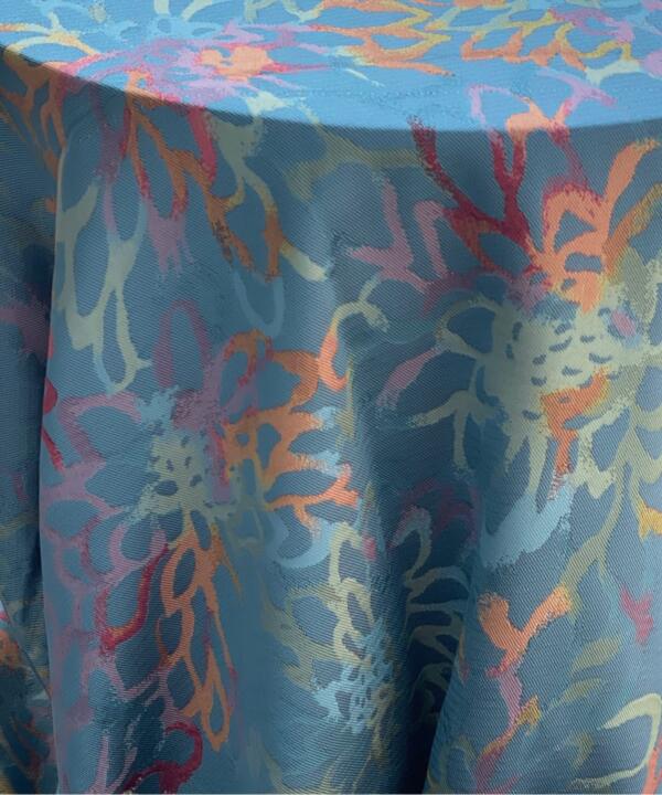Perennial Tablecloth: Multicolored (Reverse Side)