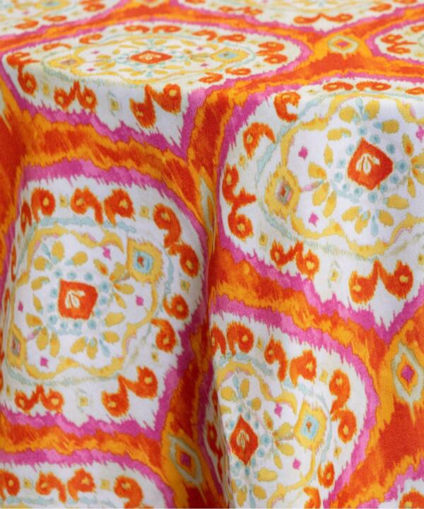 Ann's IKAT Tablecloth: Orange