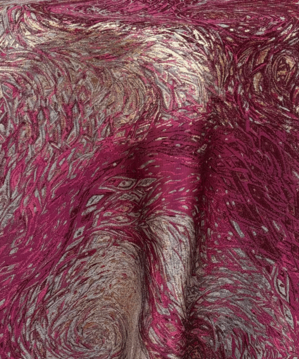 Van Gogh Tablecloth: Raspberry