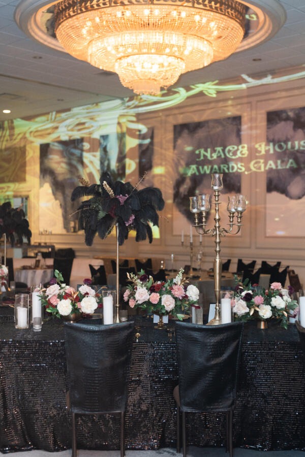 Piano Sequin Tablecloth: Black - Image 2