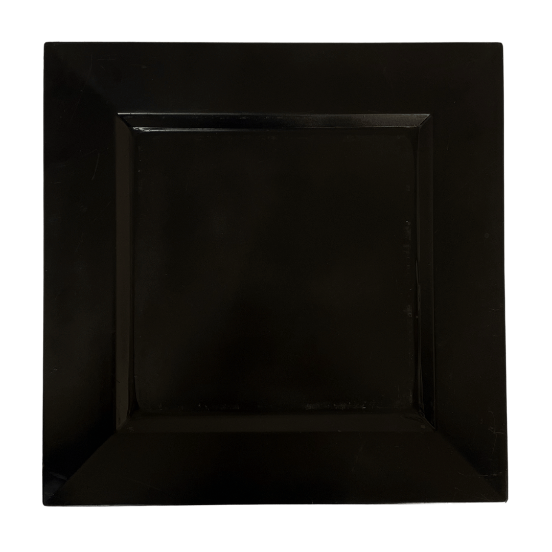 Acrylic Charger: Black Square
