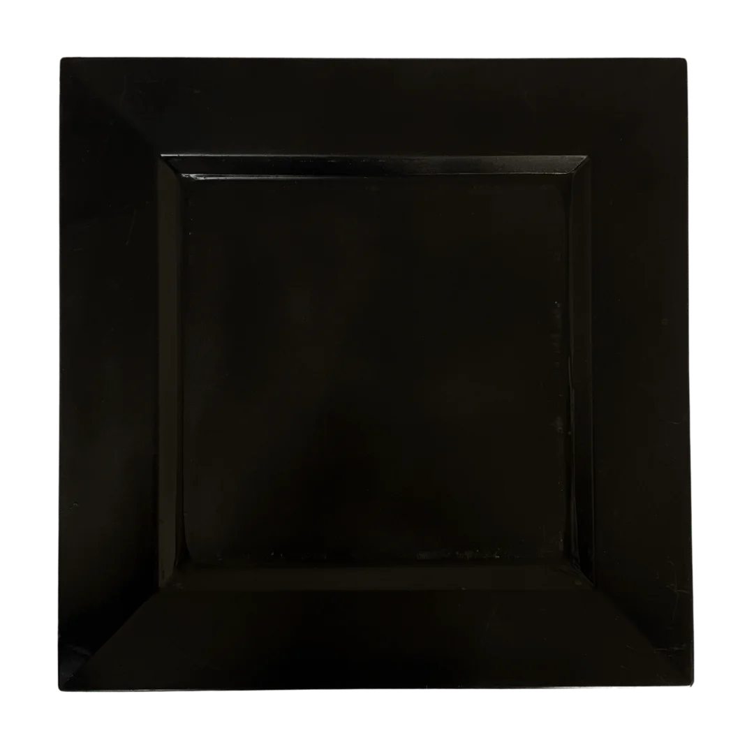 Acrylic Charger: Black Square