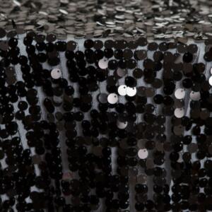 Sequin Disc Overlay: Black