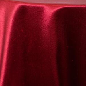 Satin Tablecloth: Burgundy