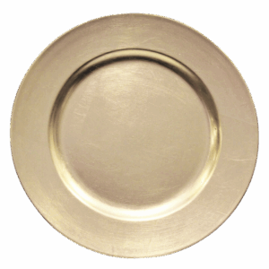 Acrylic Charger: Champagne Plain