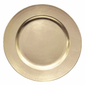 Acrylic Charger: Champagne Plain