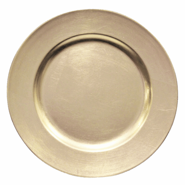 Acrylic Charger: Champagne Plain