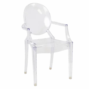 Ghost Chair: Clear Armed
