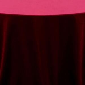 Velvet Tablecloth: Cranberry