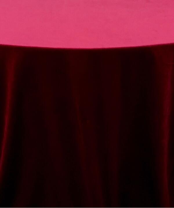Velvet Tablecloth: Cranberry