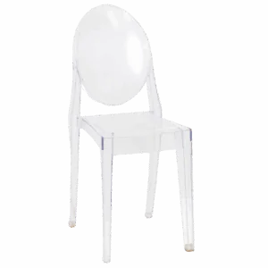 Ghost Chair: Clear Armless