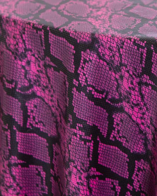 Reptile Tablecloth: Fuchsia