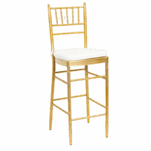 Chiavari Bar Stool: Gold
