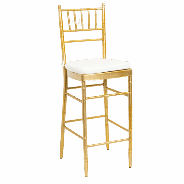 Chiavari Bar Stool: Gold